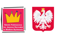 Logo Szkoły podstawowej im. Janusza Korczaka w Wielkim Rychnowie