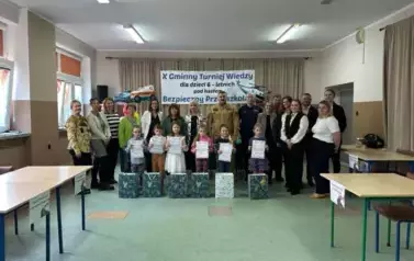 X Gminnym Turnieju Wiedzy pt. Bezpieczny Przedszkolak 4