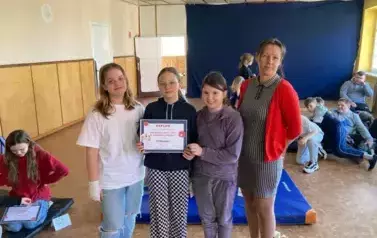 Szkolny konkurs z pierwszej pomocy dla uczni&oacute;w klas IV- VI 12
