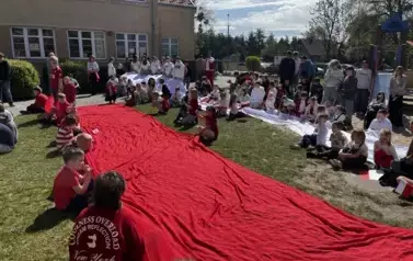 Obchody świąt majowych w naszej szkole 1