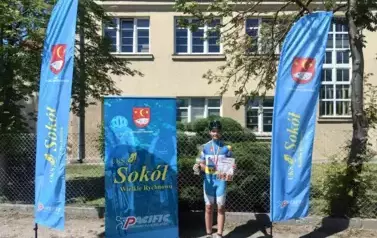 Srebrny sukces i piękna postawa młodych kolarzy z UKS &bdquo;Sok&oacute;ł&rdquo; Wielkie Rychnowo!&nbsp; 6