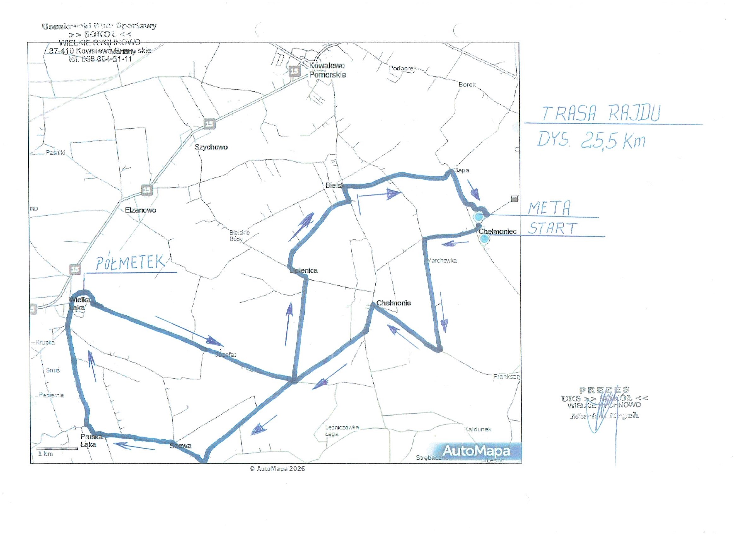 XV Międzypokoleniowy Rajd Rowerowy Tour de Kowalewo Pomorskie