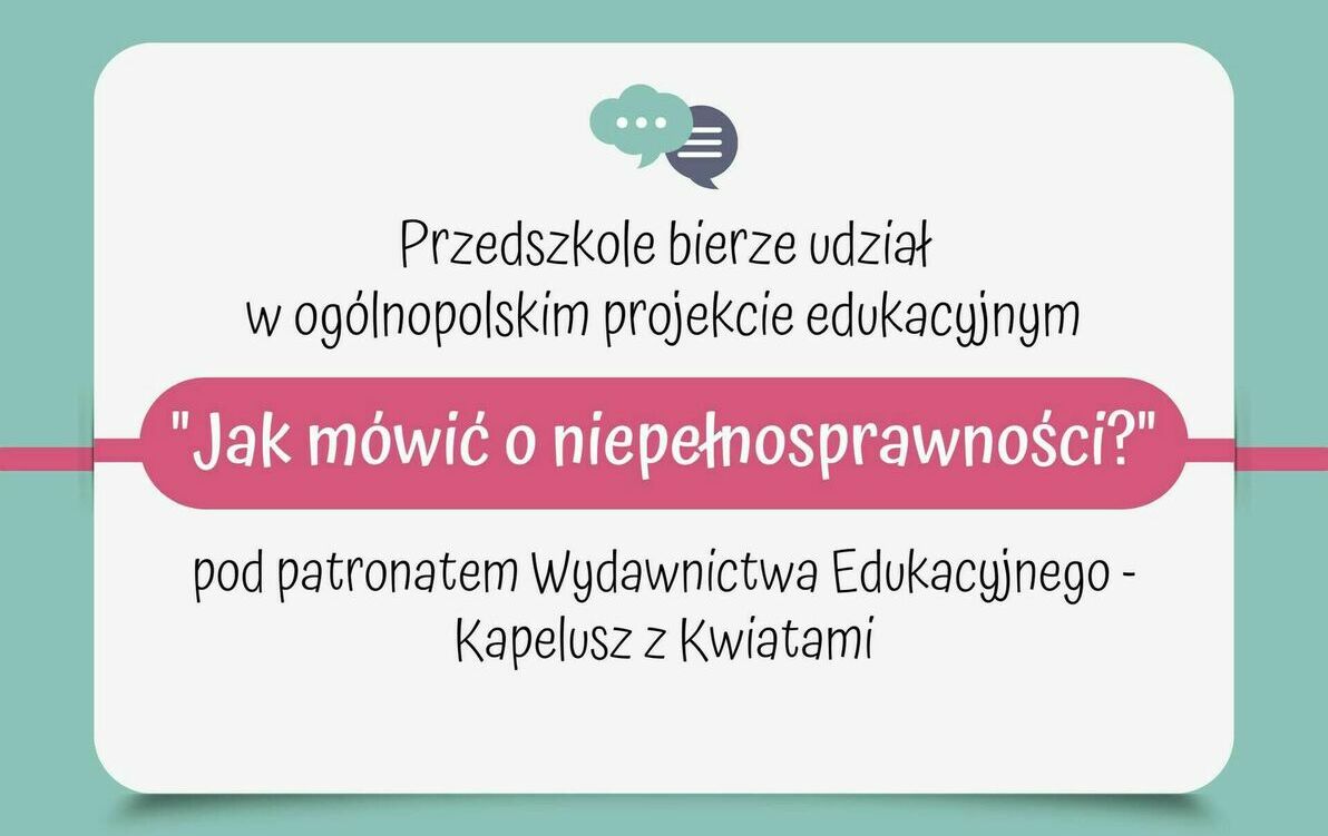 Zdjęcie do &bdquo;JAK M&Oacute;WIĆ O NIEPEŁNOSPRAWNOŚCI?&rdquo;