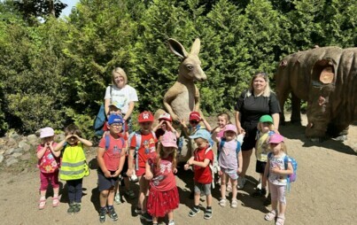 WYCIECZKA PRZEDSZKOLAKÓW DO OGRODU ZOOBOTANICZNEGO  W TORUNIU