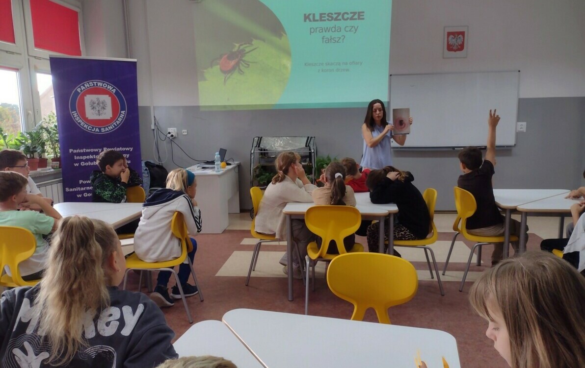 Zdjęcie do Prelekcje o kleszczach w klasach 4-5