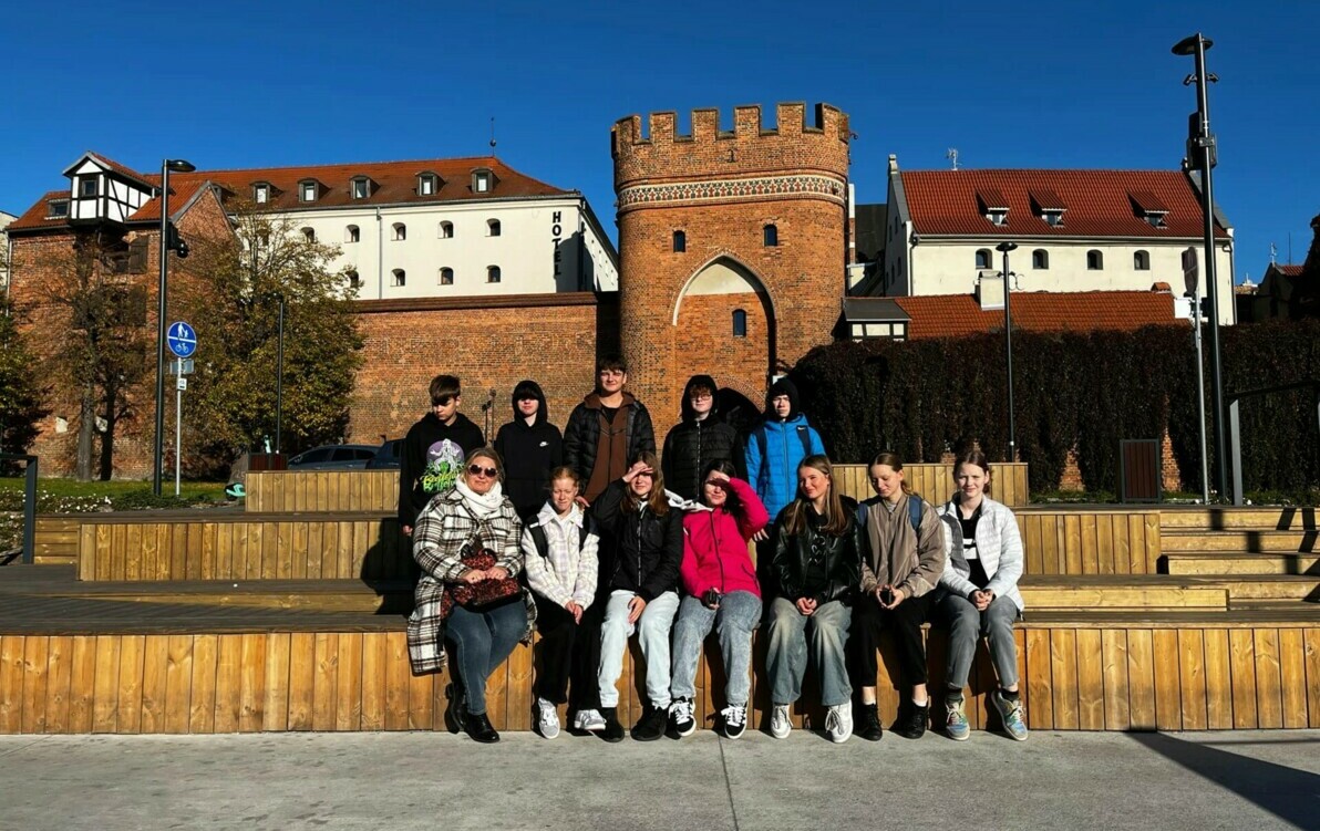 Zdjęcie do &nbsp;Uczniowie &oacute;smej klasy na &bdquo;Toruńskim Dniu Erasmus Plus&rdquo;