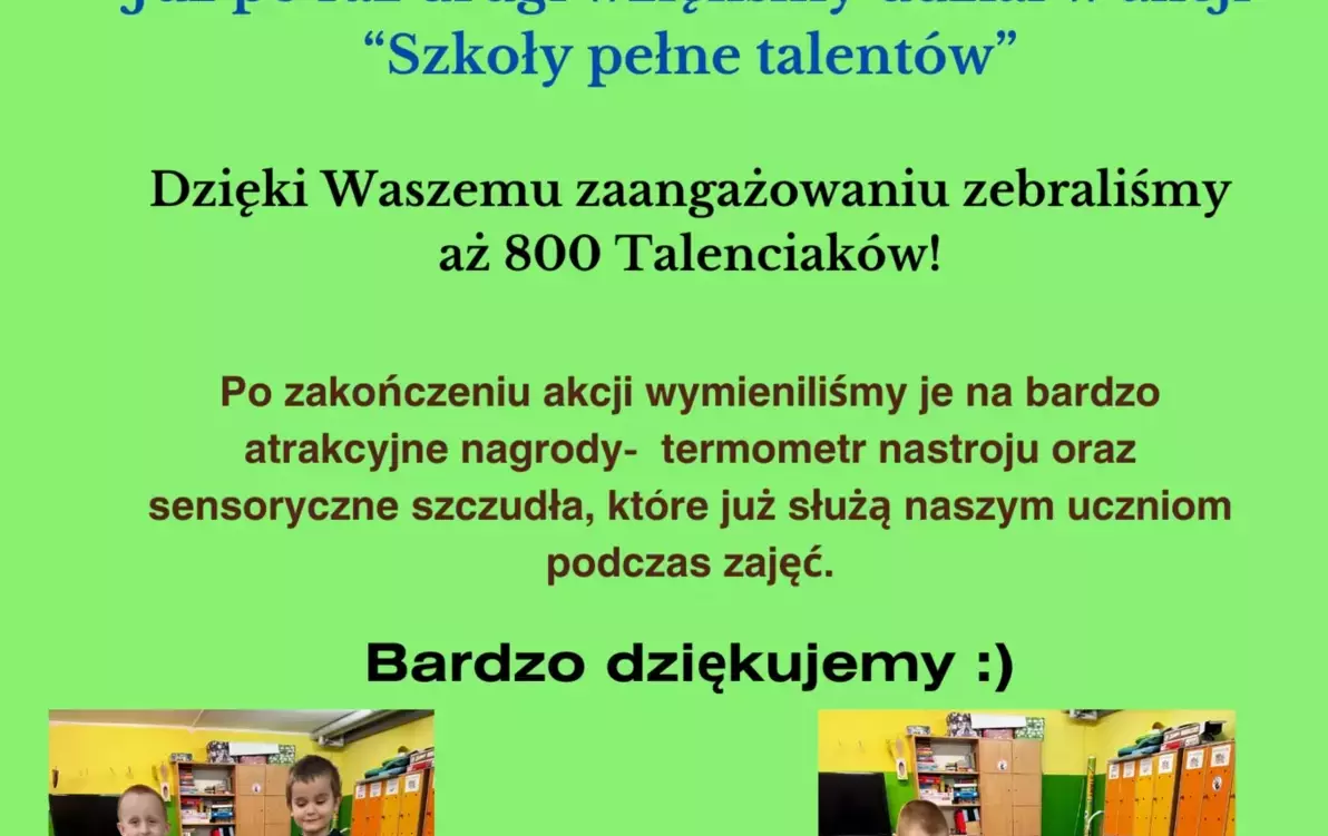 Zdjęcie do Podsumowanie akcji "Talenciaki Lidla"