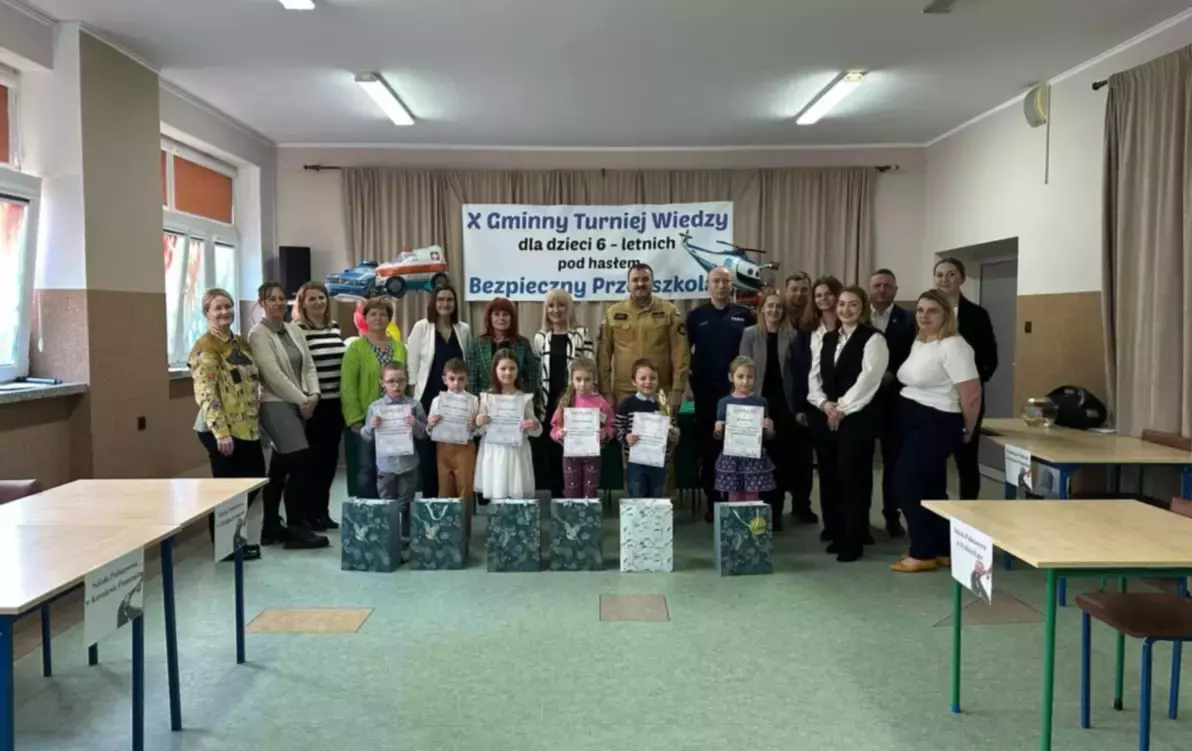 Zdjęcie do X Gminnym Turnieju Wiedzy pt. Bezpieczny Przedszkolak