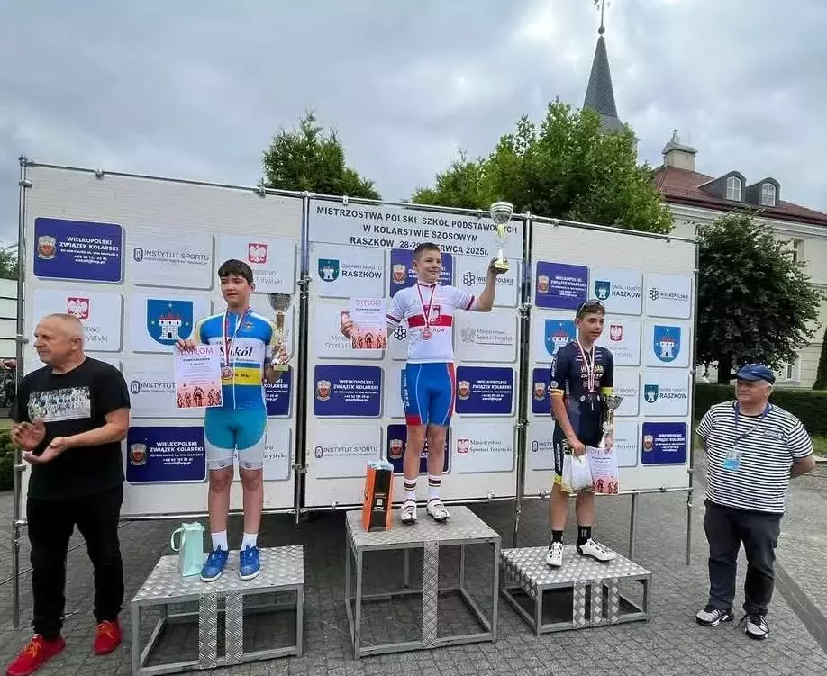 Zdjęcie do Srebrny sukces i piękna postawa młodych kolarzy z UKS &bdquo;Sok&oacute;ł&rdquo; Wielkie Rychnowo!&nbsp;