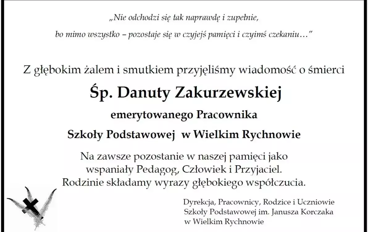 Zdjęcie do &bdquo;Nie odchodzi się tak naprawdę i zupełnie,