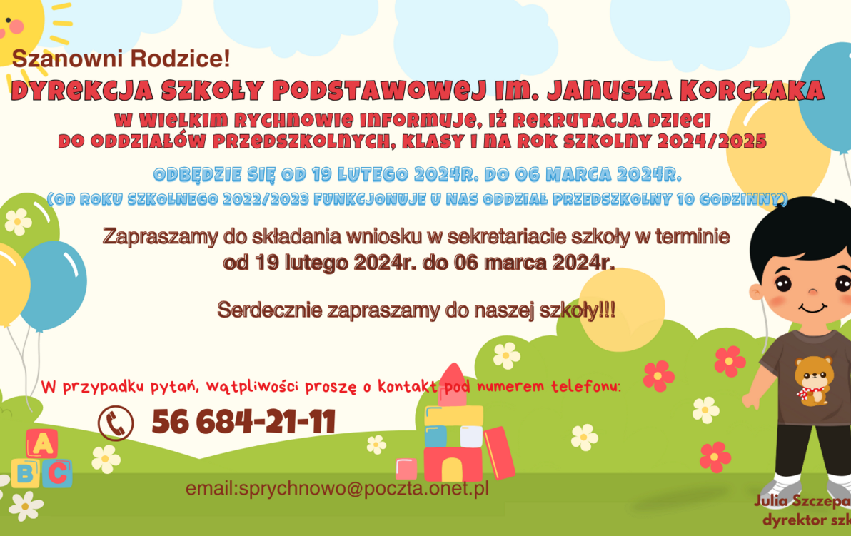 Zdjęcie do Zapisy dzieci do oddział&oacute;w przedszkolnych i klasy I